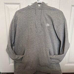 Nike Men's Heather Gray Pullover Hoodie